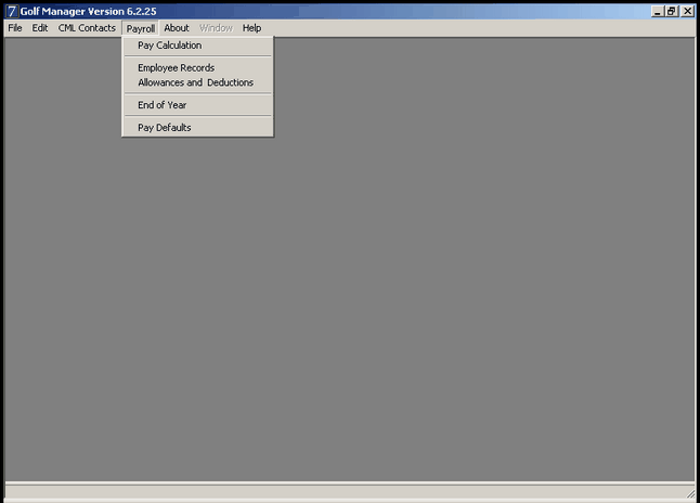 payroll menu